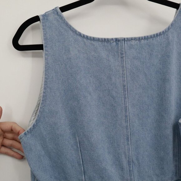 Roolee Light Blue Midi Dress - Picture 12 of 16